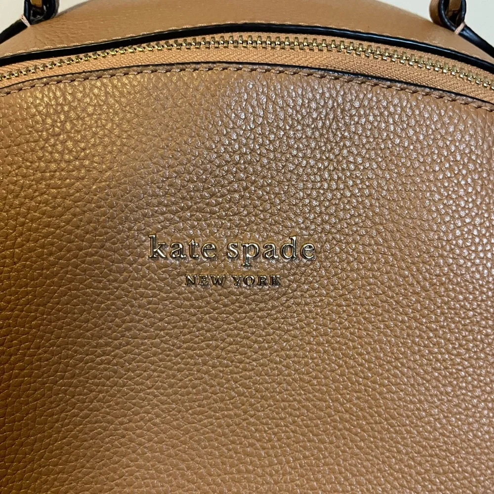 Kate Spade Hudson Large Backpack Tan, Like New Condition - Picture 5 of 15